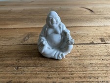 VINTAGE  HAPPY LAUGHING SITTING BUDDHA 5.5cm