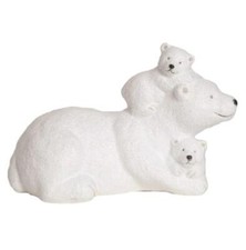 Straits Polar Bear Playful 24.56cm Christmas Decoration
