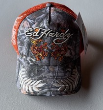 Ed hardy hat trucker cap mens