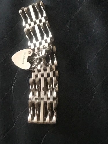 Solid silver 4 bar gate - a.s.j,