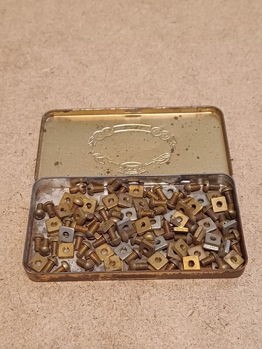 Vintage meccano nuts bolts - vintage,