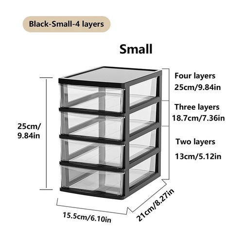 Plastic storage drawers - a4,