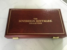 ROYAL MINT THE SOVEREIGN MINTMARK COLLECTION BOX PLUS BOOKLET . RARE.