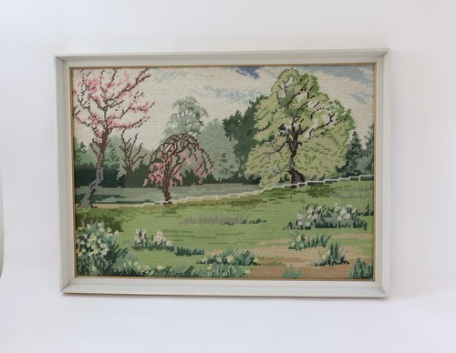 Vintage tapestry completed - vintage,