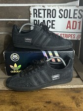 Adidas Originals Gazelle Og Black Glitter Leather UK Size 8.5 2015