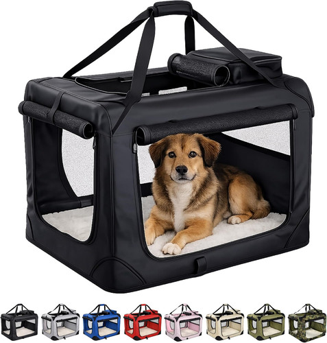 Foldable soft dog travel - foldable, pet