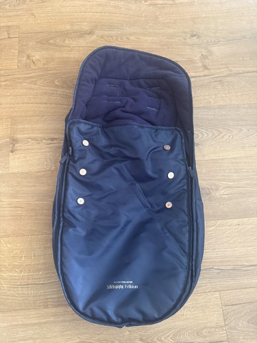Icandy peach footmuff - navy,