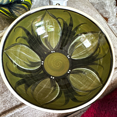 Alvingham pottery hand painted - alvingham,