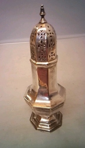 Vintage silver plated sugar - plated,