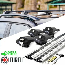FITS MAZDA 6 ESTATE 08-12 LOCKABLE LOCKING ROOF BARS TURTLE AIR-1 SILVER