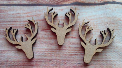 Stag heads off - stag, cut