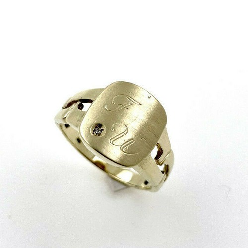 Men signet ring 333 - 333, gold