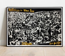 Sex Pistols Holidays In The Sun Repro King Size Poster - 36"x24"