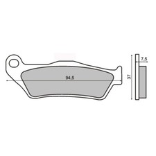 Brake Pad Set For Suzuki 125