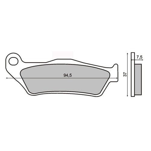 Pair brake pads - brake, 620
