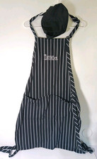 Auguste Escoffier School Of Culinary Arts Black Stripe Apron & Black Hat