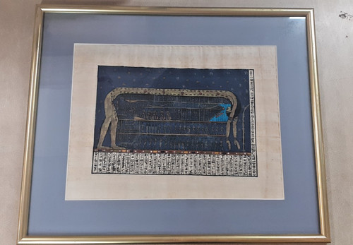 Egyptian papyrus artwork - papyrus,