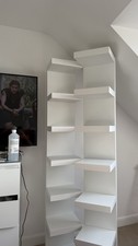 IKEA White Wall Shelving Unit