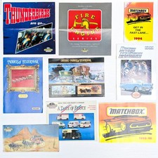 9x 1990s Diecast Model Catalogues and ephemera by Matchbox