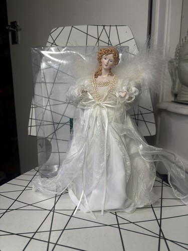 Vintage white christmas tree - christmas,