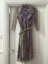 Nancy Mac Lace & Silk Dress -