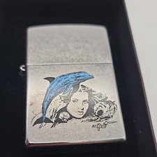 Zippo Lighter - Dolphin Design
