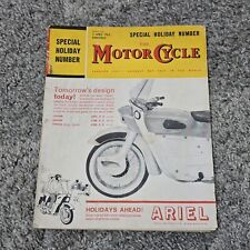 Vintage April 1962 The Motor Cycle Ariel Leader & Sport Arrow James 250cc 