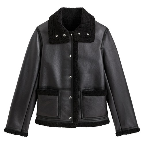 Redoute black faux leather - redoute,