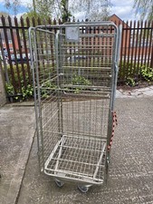 4-sided Warehouse Cage Trolley 