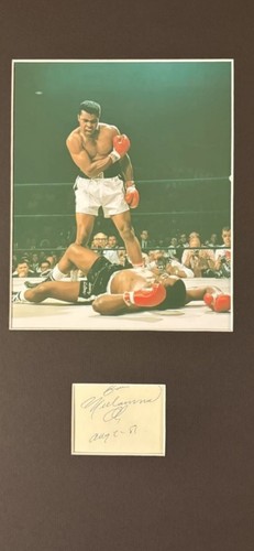 Muhammad ali signed - muhammad, dated