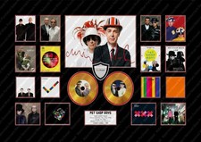 THE PET SHOP BOYS SIGNED A4