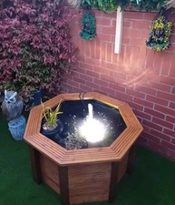 Raised Garden Pond w/Bench Top
