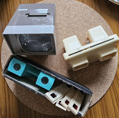 Vintage stereoscope job lot - job,