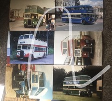 Vintage Double Deck Bus 6 Photos AEC Leyland Dennis Guy @ Rallys 1990-00s