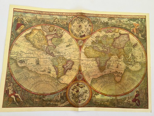 Vintage orbis terrae - orbis,