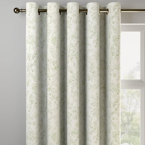 Dunelm somerley green eyelet - green,