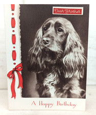 Vtg 40's UNUSED Cocker Spaniel