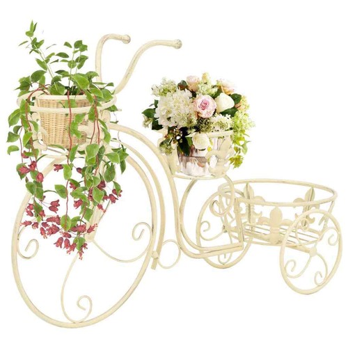 Bicycle plant stand planter - ,