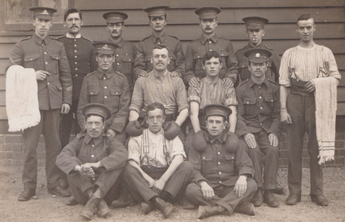 Ww1 rppc photo including north - including,