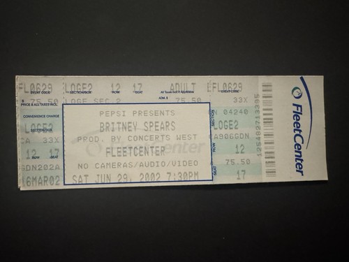 Britney spears fleetcenter - britney,