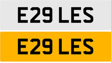 E29 LES ELLA ELAINES ELA ELLY ELLE 3x3 PRIVATE REGISTRATION CAR NUMBER PLATE