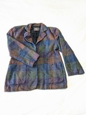 Woolrich Vintage Lumberjack Wool Jacket Check L Large Womens 90s