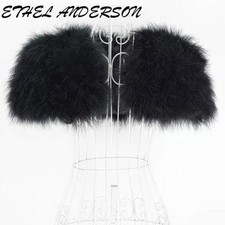 Ostrich Feather Wrap Shrugs