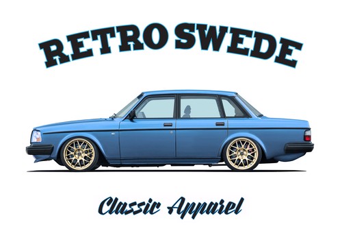 Volvo 244 shirt - volvo, t-shirt.