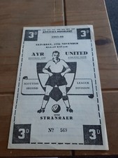 AYR UNITED v STRANRAER