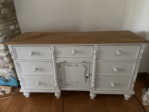 Modern painted long - painted, pine