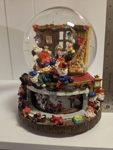 Large musical snow globe with