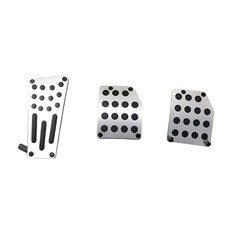 All Ride Non-Slip Car Pedal Covers – 3 Piece Set (Brake, Clutch, Accelerator)