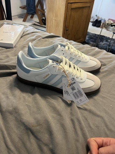 Adidas samba cream baby blue
