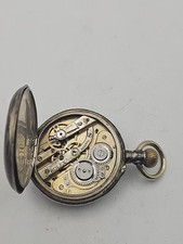 Antique ROLEX Pocket Watch – Silver 0.800 Case – Mechanical – 10 Jewels, Working